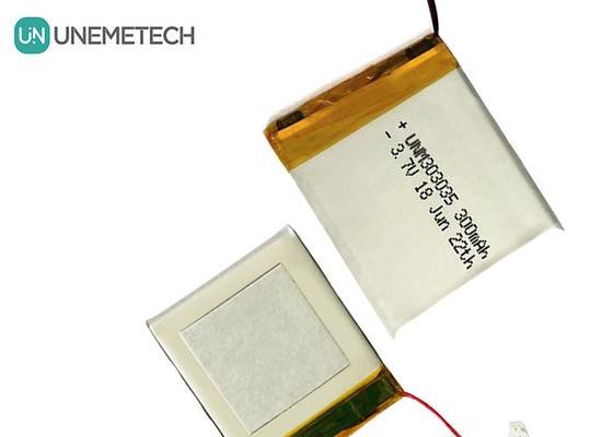 300 mAh Litium Polymer Battery 303035 Nominalne napięcie 3,7 V Lipo Battery MSDS Zatwierdzone