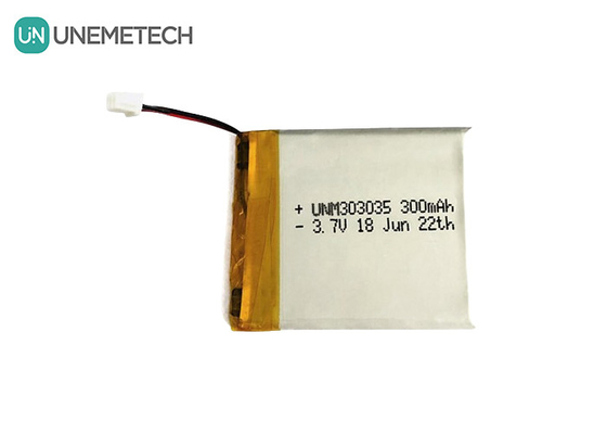 300 mAh Litium Polymer Battery 303035 Nominalne napięcie 3,7 V Lipo Battery MSDS Zatwierdzone