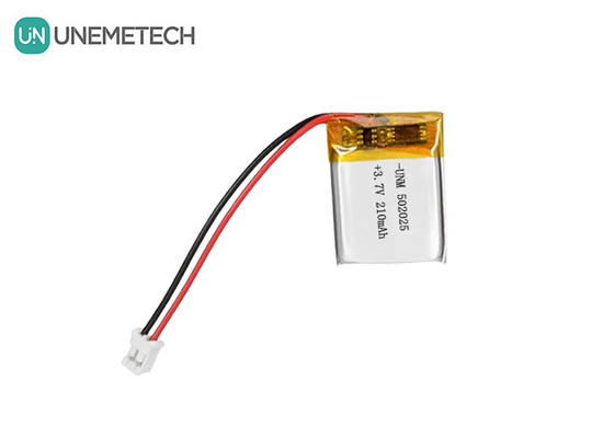 3.7V 210mAh Custom Lithium Polymer Battery 502025 z PCB i przewodami ołowiowymi do systemu E-bike