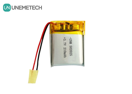 3.7V 210mAh Custom Lithium Polymer Battery 502025 z PCB i przewodami ołowiowymi do systemu E-bike
