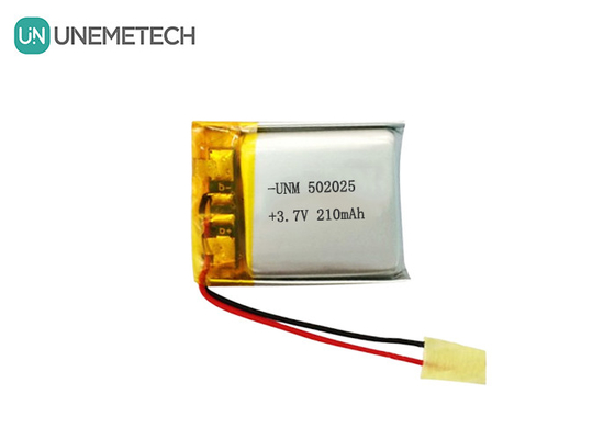 3.7V 210mAh Custom Lithium Polymer Battery 502025 z PCB i przewodami ołowiowymi do systemu E-bike
