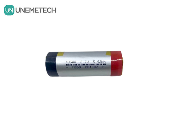 3A Bateria LiPo cylindryczna 3.7V 1600mAh 18500 Litium Polymer Battery For Consumer Electronics