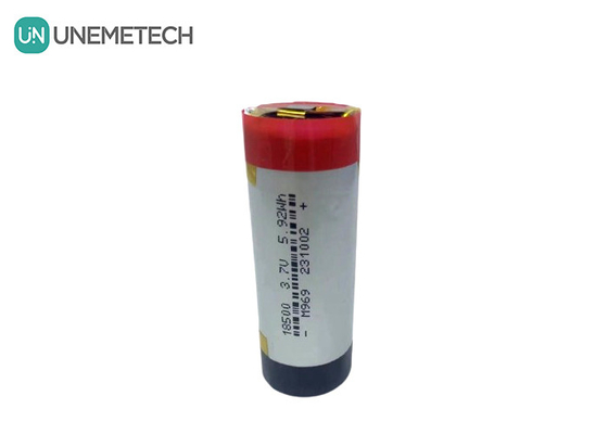 3A Bateria LiPo cylindryczna 3.7V 1600mAh 18500 Litium Polymer Battery For Consumer Electronics