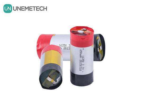 5A Bateria LiPo cylindryczna o wysokiej prędkości rozładowania 3.7V 650mAh 16350