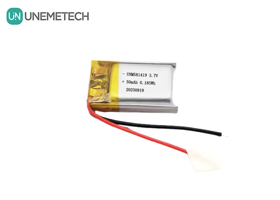 Ultra Mały 3,7v 50mah Lipo Bateria 15C Wysokiej Prędkości Rozładowania Bateria litowo-jonowa 581419
