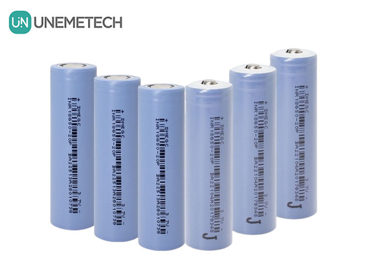 30A ciągłe rozładowanie 18650 Baterie 2000mAh 3.7V Cylindryczna komórka litowo-jonowa INR18650-20P