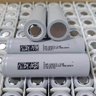 INR18650-32E 3200mAh 18650 Akumulator 10A 1000 cykli 3.7V Cylindryczny jon litu 18650 Akumulator