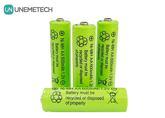Długi okres trwania cyklu NiMH AA 1.2V 600mAh Akumulator AA600 do zabawek