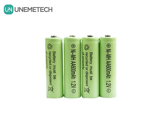 Długi okres trwania cyklu NiMH AA 1.2V 600mAh Akumulator AA600 do zabawek