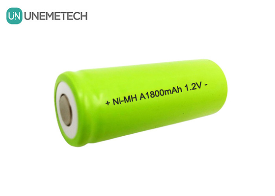 Akumulatory NiMH typu A do ładowania ponownego A1800 1.2V 1800mAh dla inteligentnego zamka CE zatwierdzone