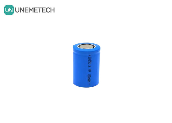 3.7V 80mAh Mała Li-ion Cylindrical Battery 10150 Do Turbo Nos Hair Cutter