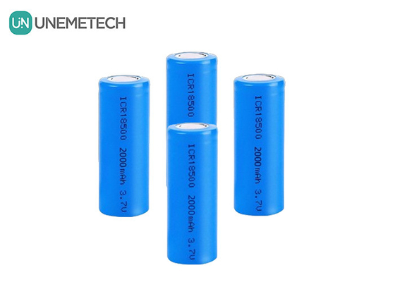 3.7V 18500 bateria litowo-jonowa 2000mAh Naładowalna cylindryczna Do latarki
