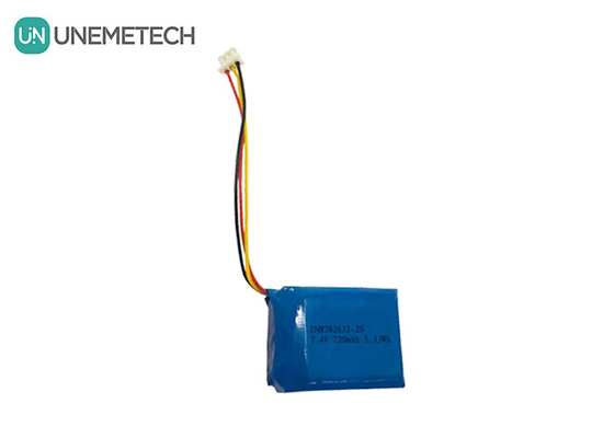 2S 7.4V Li-polimerowy zestaw baterii 782632 720mAh Custom Lipo zestaw baterii