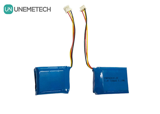 2S 7.4V Li-polimerowy zestaw baterii 782632 720mAh Custom Lipo zestaw baterii