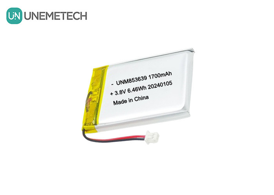 853639 4,35V 1700mAh Polimerowa bateria Li-ion Wysokie napięcie do kamery noszonej w ciele