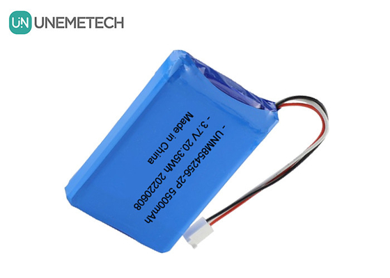 3.7V Li-Poly z akumulatorami do urządzeń przemysłowych 854256 2P 5500mAh