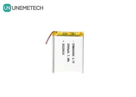 UNEMETECH 605060 2000mAh Polimerowa bateria litowa 3,7V Instrument piękności Akumulator do ładowania