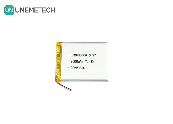 UNEMETECH 605060 2000mAh Polimerowa bateria litowa 3,7V Instrument piękności Akumulator do ładowania