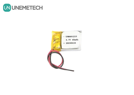 Ultra Cienkie Litium Polimerowe Akumulator 401215 3.7V 45mAh Li Po Akumulator do GPS Tracker