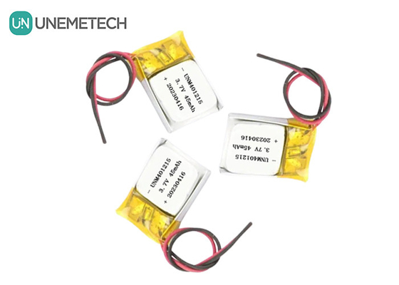 Ultra Cienkie Litium Polimerowe Akumulator 401215 3.7V 45mAh Li Po Akumulator do GPS Tracker