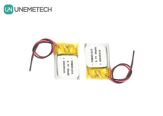 Ultra Cienkie Litium Polimerowe Akumulator 401215 3.7V 45mAh Li Po Akumulator do GPS Tracker