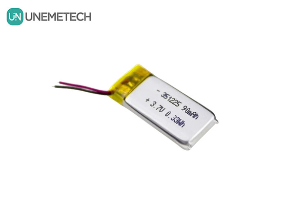 351225 Polimerowa bateria litowo-jonowa 3,7V 90mAh Akumulacyjna ultra cienka Li-polimerowa bateria