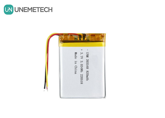 Polimerowa bateria litowa 3,7V 820mAh 393548 Lipo z akumulatorami do elektronicznej pompy piersi