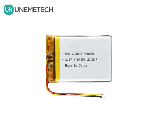 Polimerowa bateria litowa 3,7V 820mAh 393548 Lipo z akumulatorami do elektronicznej pompy piersi