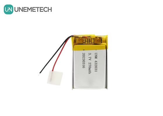 3.7V 270mAh 432031 Polimerowa bateria litowa do urządzeń elektronicznych