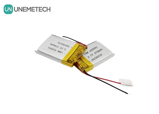 3.7V 270mAh 432031 Polimerowa bateria litowa do urządzeń elektronicznych