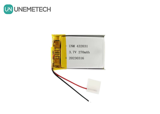3.7V 270mAh 432031 Polimerowa bateria litowa do urządzeń elektronicznych