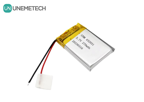 3.7V 270mAh 432031 Polimerowa bateria litowa do urządzeń elektronicznych