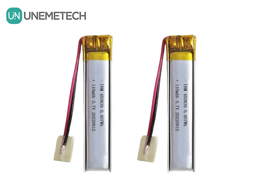 Precyzyjna konstrukcja 3.7V 110mAh LiPo Bateria Litowa Polimerowa 450839