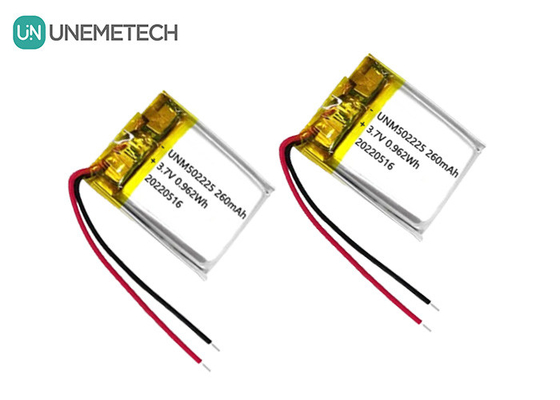 3.7V Akumulator litowo-polimerowy 502225 260mAh do czujników bezprzewodowych