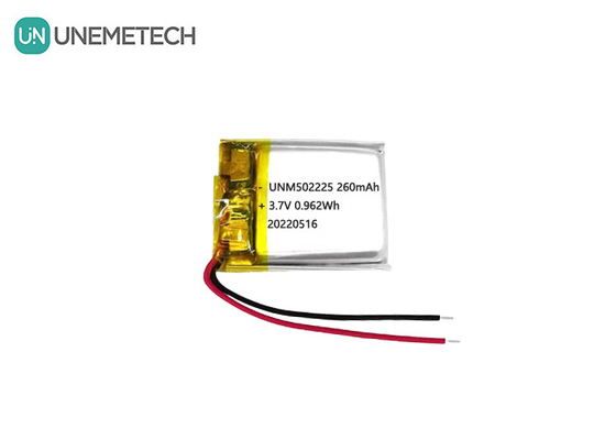 3.7V Akumulator litowo-polimerowy 502225 260mAh do czujników bezprzewodowych