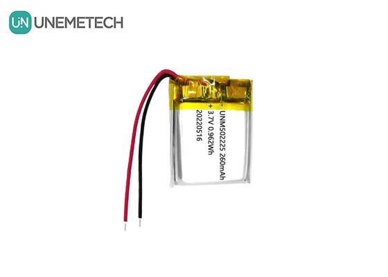 3.7V Akumulator litowo-polimerowy 502225 260mAh do czujników bezprzewodowych