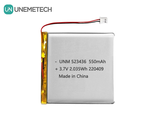 Polimerowa bateria litowo-jonowa 3.7V 550mAh 523436 Polimerowa bateria Li do śledzenia GPS