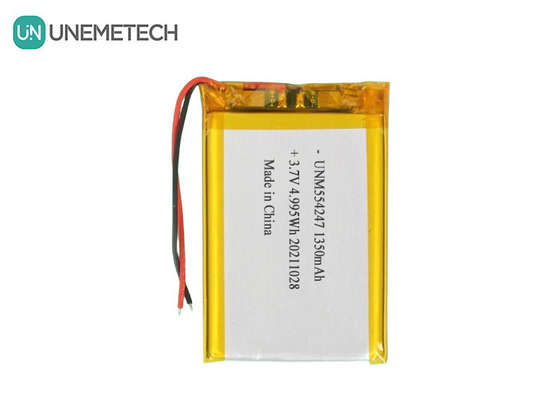 3.7V 1350mAh Pojemnik Li-Ion Polymer Battery Pack 554247 dla Mini Drone