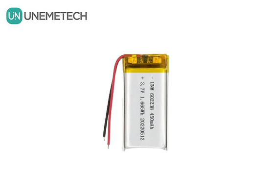 Polimerowa bateria litowo-jonowa 602238 3.7V 450mAh Ładowalna bateria litowo-jonowa dla śledzenia zwierząt domowych