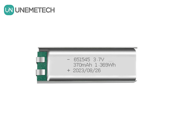 3.7V 370mAh 651545 Pojemnik polimerowy litowo-jonowy litowy do produktów cyfrowych