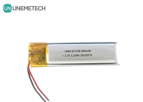 Bateria do kosmetyków i makijażu 600mAh 3,7V Lipo Bateria 651558 do depilacji