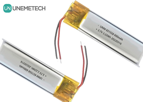 Bateria do kosmetyków i makijażu 600mAh 3,7V Lipo Bateria 651558 do depilacji