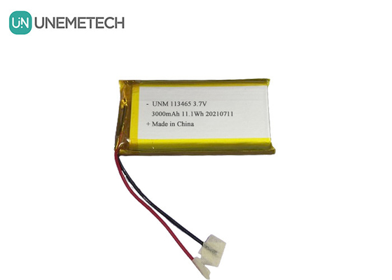 3.7V 3000mAh Ładowalna bateria litowo-polimerowa o dużej pojemności 113465 dla smartfona