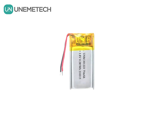 3.8V 75mAh Litowo-jonowa bateria polimerowa 321223 Mała bateria Lipo do długopisu elektronicznego