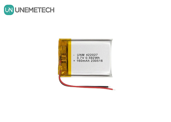 Akumulator LiPo o wysokiej gęstości 3.7V 160mAh 422027 do słuchawki Bluetooth