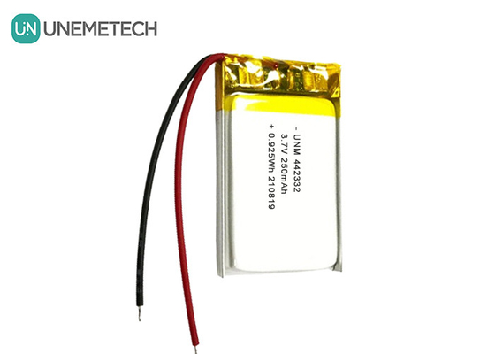 3.7V 250mAh Lipo akumulator 442332 Do przenośnych wag elektronicznych