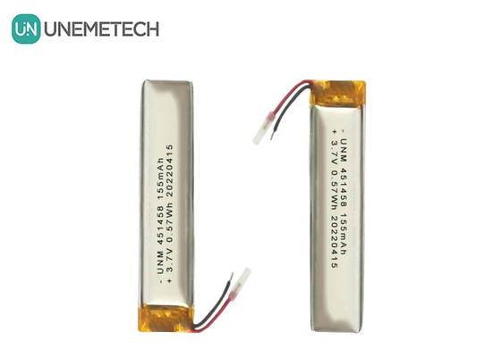 Lipo 3.7V 155mAh Akumulator z polimeru 451458 Do słuchawki bezprzewodowej