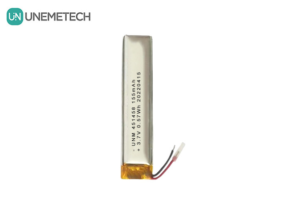 Lipo 3.7V 155mAh Akumulator z polimeru 451458 Do słuchawki bezprzewodowej