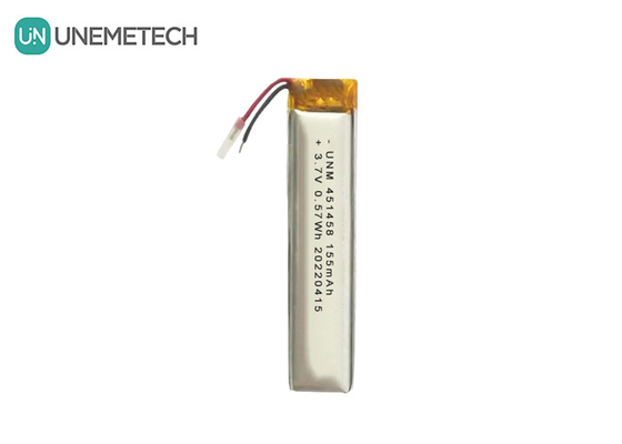 Lipo 3.7V 155mAh Akumulator z polimeru 451458 Do słuchawki bezprzewodowej