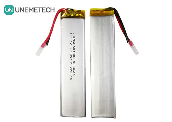 3.7V 900mAh Lipo bateria prostokątna bateria poliestrowa litowa 501885 dla miniaturowej Cemera